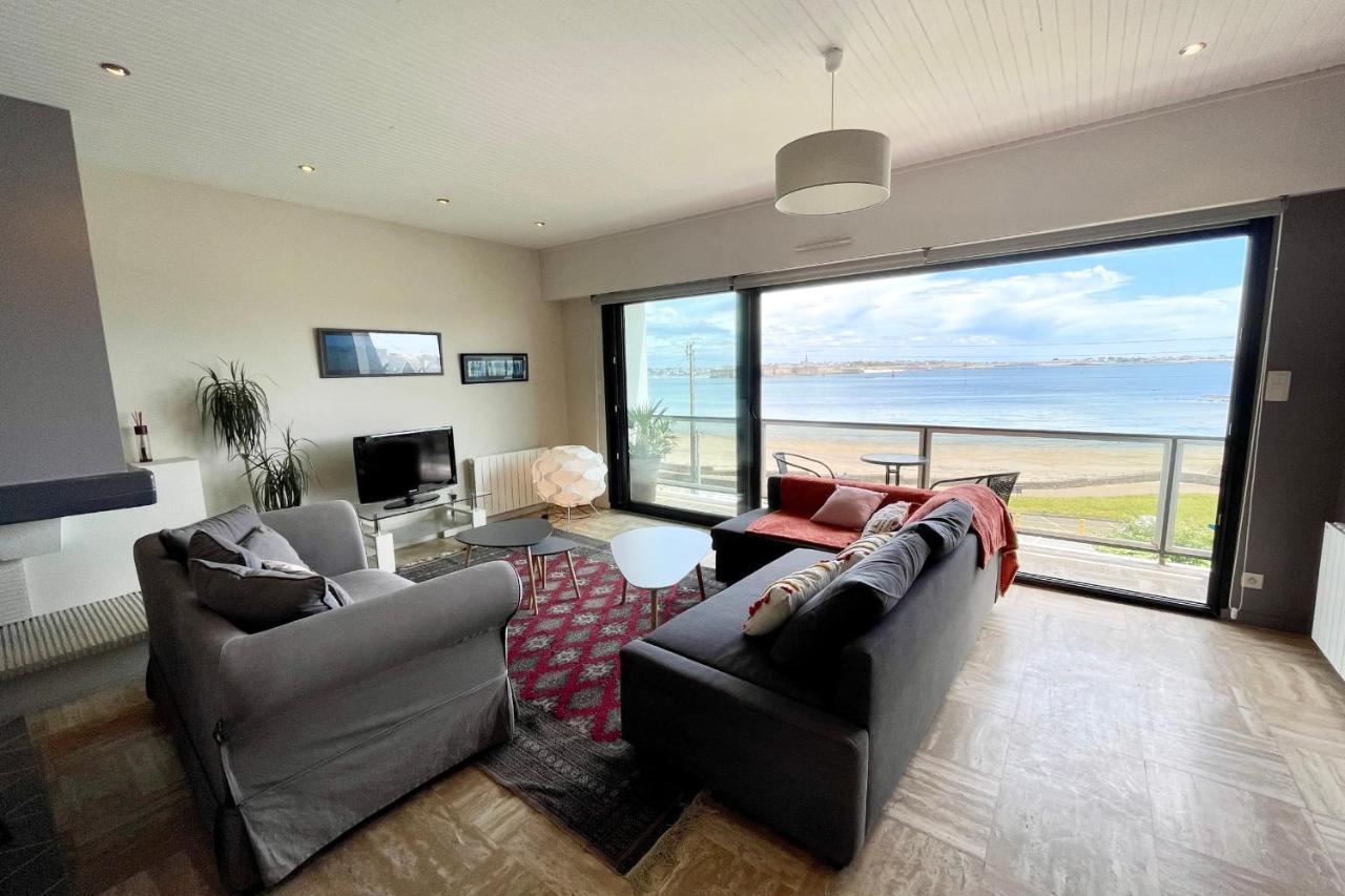 Luxury T3 Standing 2 - Vue Mer Exceptionnelle 180 Larmor-Plage Eksteriør bilde
