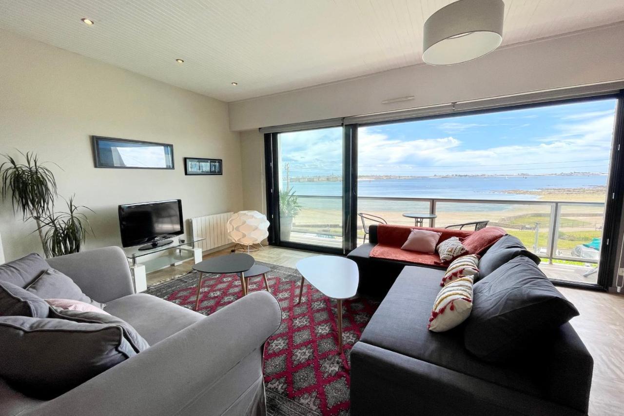 Luxury T3 Standing 2 - Vue Mer Exceptionnelle 180 Larmor-Plage Eksteriør bilde
