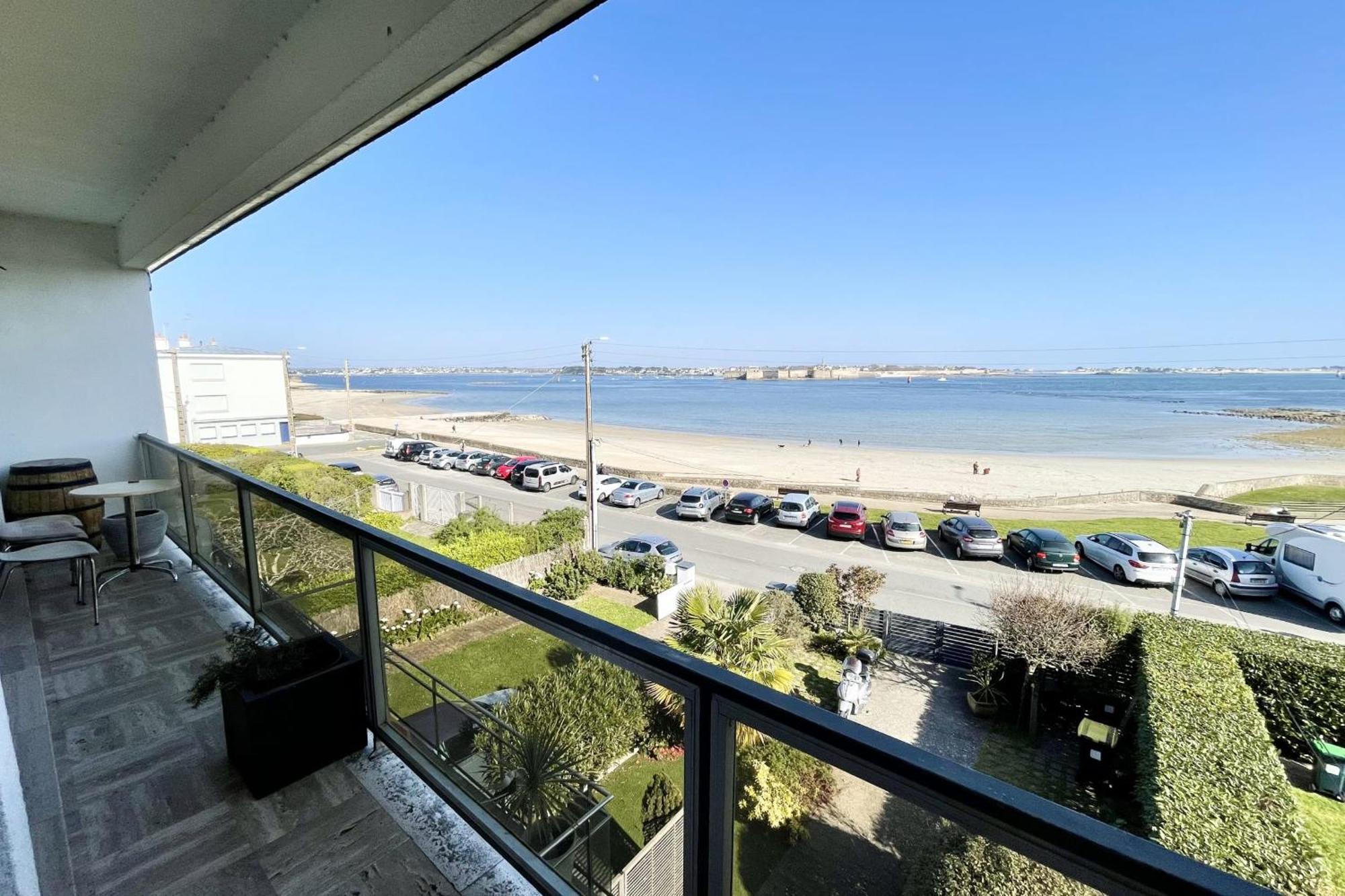 Luxury T3 Standing 2 - Vue Mer Exceptionnelle 180 Larmor-Plage Eksteriør bilde